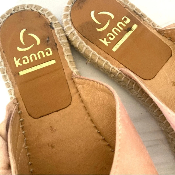 Anthropologie Kanna suede espadrille mule slide 10 - Picture 3 of 6